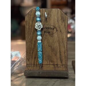69-19 Handcrafted Extended Length Beaded Pen w/ Refill Ink